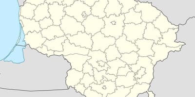 Карта на Литва вектор