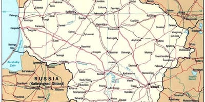 Карта На Литва
